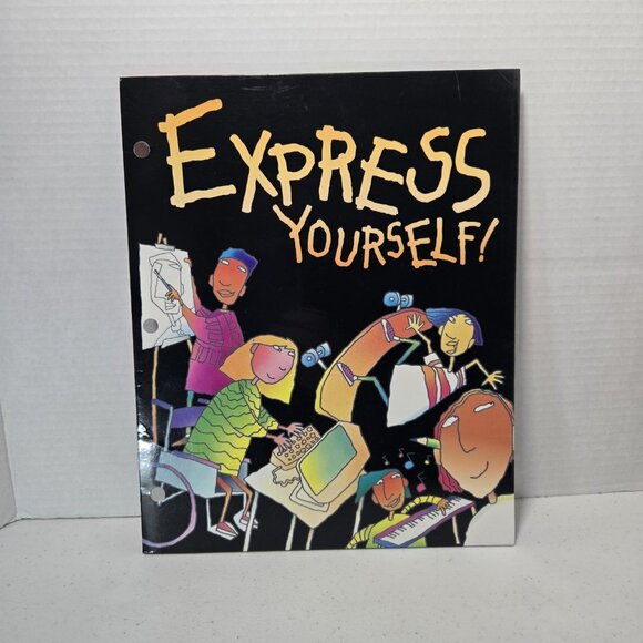 Vintage 'Express Yourself!' Creative Writing Educational Folder - Great Source - Picture 1 of 4